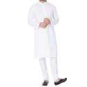 VASTRAMAY Men Pure Cotton White Kurta with