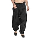 VASTRAMAY Men’s Cotton Blend Pyjama | Patiala Style Relax Fit | Comfortable Ethnic Bottom Outfit for Weddings &amp; Festivals