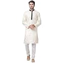 VASTRAMAY Men Soft Cotton Kurta with Buttoned