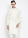 VASTRAMAY Men Solid Straight Kurta