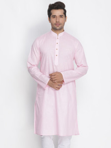 vastramay men solid straight kurta