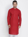 VASTRAMAY Men Solid Straight Kurta