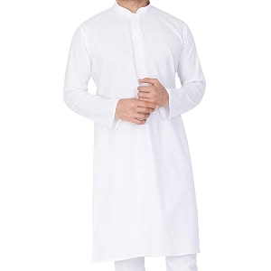 VASTRAMAY Men Super Soft Pure Cotton White