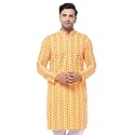 VASTRAMAY Men Vastramay Men39s Orange Pure Cotton