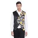 VASTRAMAY Mens Silk Blend Nehru Jacket -