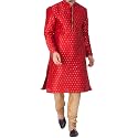 VASTRAMAY mens Vastramay Men39s Maroon Silk Blend