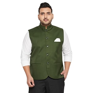 Vastramay Plus Mens Nehru Jacket