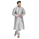 Vastramay Plus Men Men39s Grey Silk Blend