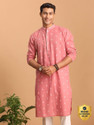 VASTRAMAY Printed Pure Cotton Straight Kurta for