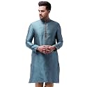 VASTRAMAY VM Mens Silk Blend Kurta -