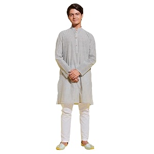 VASTRAMAY boys VASTRAMAY YUVA Boys Ash Grey