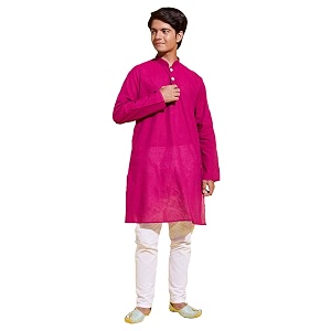 VASTRAMAY Boys YUVA Boys Purple and White