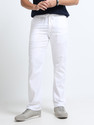 VASTRAWEAR Straight Fit Men White Trousers