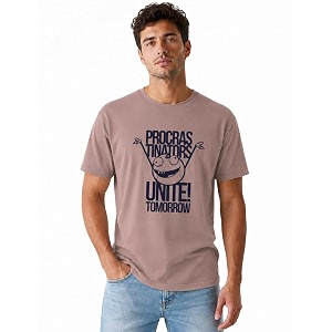 Vastrio Unisex Procrastinators Unite Graphic Regular Fit