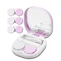 Vastsoon Contact Lens Case, Portable Contact Case with Contact Lens Applicator Tool and 3pcs Extra Solution Soaking Cases for Daily Vision Care and Outdoor Use, Travel Size (Lavender)