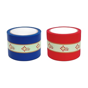 vastu vardan blue and red tape  3 inch 72mm approx  lenth- 20 meter approx  pack of 2  vastu tape remedy  toilet correction  tape remedy  vastu tape 
