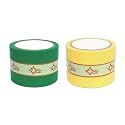 Vastu Vardan Combo of Green and Yellow Tape | 3 Inch (72mm) Approx | Lenth- 20 Meter Approx | Pack of 2 | Vastu Tape Remedy | Toilet Correction | Tape Remedy |