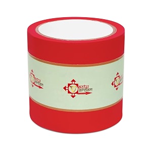 vastu vardan red vastu correction tape  4 inch 96mm approx  length- 20 meter approx  toilet vastu remedy  pack of 1
