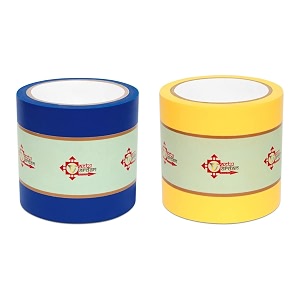 vastu vardan yellow and blue vastu correction tape combo  4 inch 96mm approx  length- 20 meter approx  toilet vastu remedy  pack of 2
