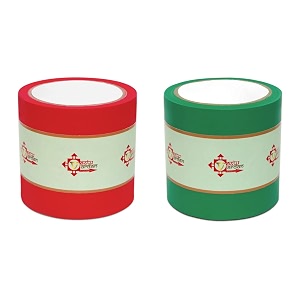 vastu vardan red and green tape correction combo  4 inch 96mm approx  length- 20 meter approx  toilet remedy for vastu  pack of 2