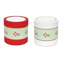 Vastu Vardan Red and White Vastu Correction Tape | 4 Inch (96mm) Approx | Length- 20 Meter Approx | Toilet Vastu Remedy | Pack of 2