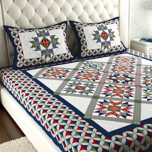 vasu clothing Cotton Double Bed Spread