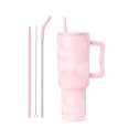 Vasukie 1200 ML Stainless Steel Tumbler with Handle and Lid,2 Straw | 100% Leakproof Travel Mug Water Cup for Gym, Office &amp; Outdoor Use (Pastel Tie Dye)
