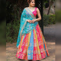 VATAGAMFAB Embroidered Semi Stitched Lehenga Choli