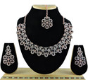 VATSALYA creation Alloy Gold-plated Black Jewel Set (Pack of 1)