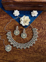 VATSALYA creation Alloy Gold-plated Green Jewel Set (Pack of 1)