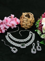 VATSALYA creation Alloy Gold-plated Green Jewellery Set