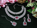 VATSALYA creation Alloy Gold-plated Pink Jewellery Set