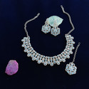 VATSALYA creation Alloy Gold-plated Turquoise Jewellery Set
