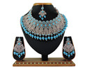 VATSALYA creation Alloy Gold-plated Turquoise Jewellery Set