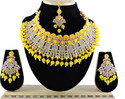 VATSALYA creation Alloy Gold-plated Yellow Jewellery Set