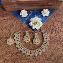 VATSALYA creation Alloy Gold-plated Yellow Jewel Set (Pack of 1)