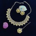VATSALYA creation Alloy Gold-plated Yellow Jewellery Set