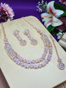 VATSALYA creation Alloy Purple, White, Gold Jewellery Set