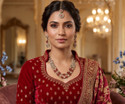 VATSALYA creation Alloy Red Jewellery Set