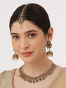 VATSALYA creation Alloy Silver Black Jewellery Set