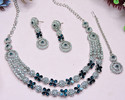 VATSALYA creation Alloy Turquoise Jewellery Set