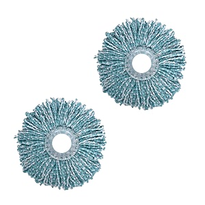 universal microfiber replacement head highly absorbent fit with major rod set sea green pack of 2