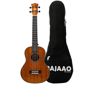 vault performer pro 2134 all solid mahogany premium soprano ukulele with gig-bag