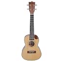 Vault UK-1000CC 23-Inch Solid Spruce Top Premium Semi- Cutaway Concert Ukulele