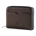 Vaultskin Mayfair Premier Leather Zip Wallet - Ultimate RFID Safety, Streamlined for Style & Functionality for Men and Women
