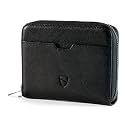 Vaultskin Mayfair Premier Leather Zip Wallet - Ultimate RFID Safety, Streamlined for Style &amp; Functionality for Men and Women