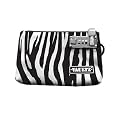 Vaultz Locking Zipper Pouch, 5 x 8 Inches, Zebra (VZ00474)