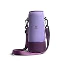 Vaya Drynk GoBag Neoprene Dust Proof Water Bottle Bag with Sling, Suitable to Carry 1 Litre Bottle, Color: Orchid Bloom