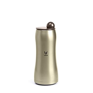 vaya drynk max with globe lid - vacuum insulated steel flask 900 ml  stainless steel water bottle  hot amp cold water bottle for office or school  12 hrs hot amp 18 hrs cold  color - graphite