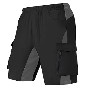 VAYAGER Mens Hiking Cargo Shorts Lightweight Multi